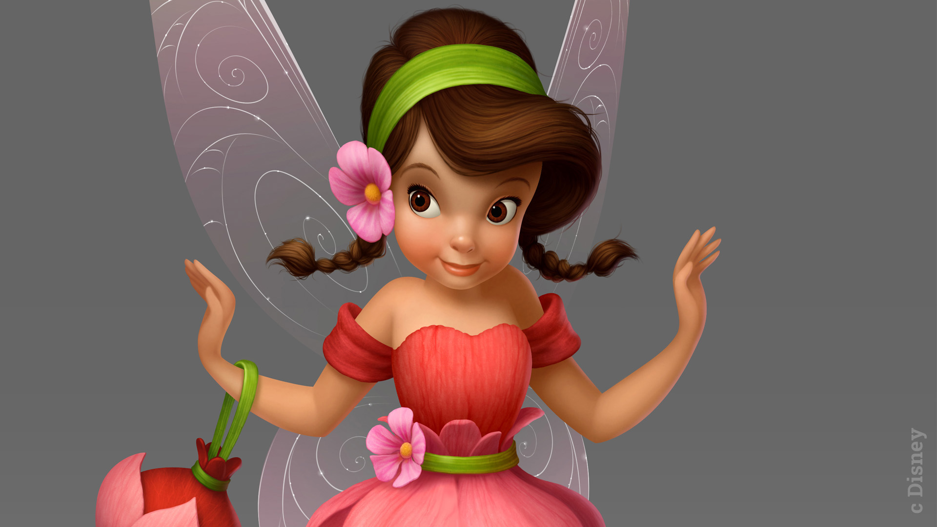 A detail of Chris Oatley’s early VisDev painting of Chloe from Disney’s ‘Pixie Hollow Games.’